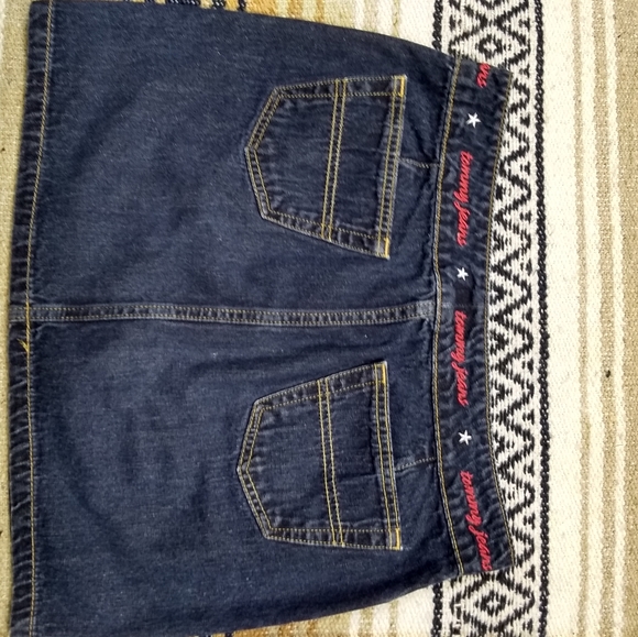 TOMMY HILFIGER MINI SKIRT VINTAGE STREET WEAR - Picture 2 of 8
